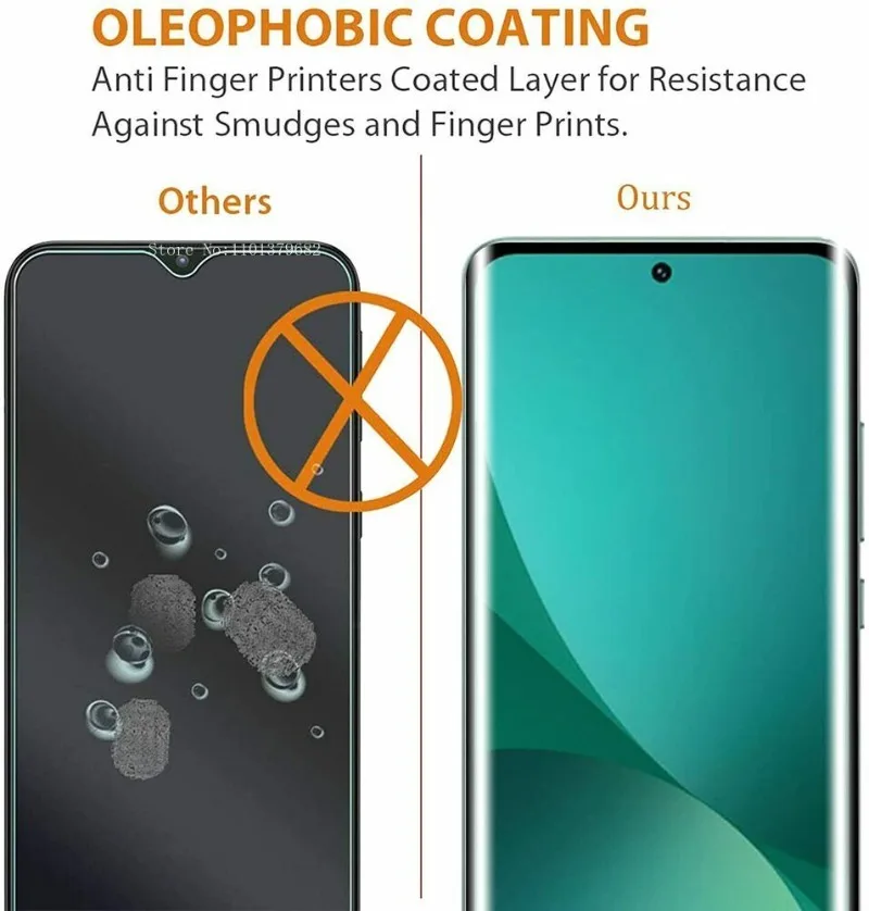 Full Cover Curved Tempered Glass Screen Protector For Xiaomi 12 / 12X / 12 Pro