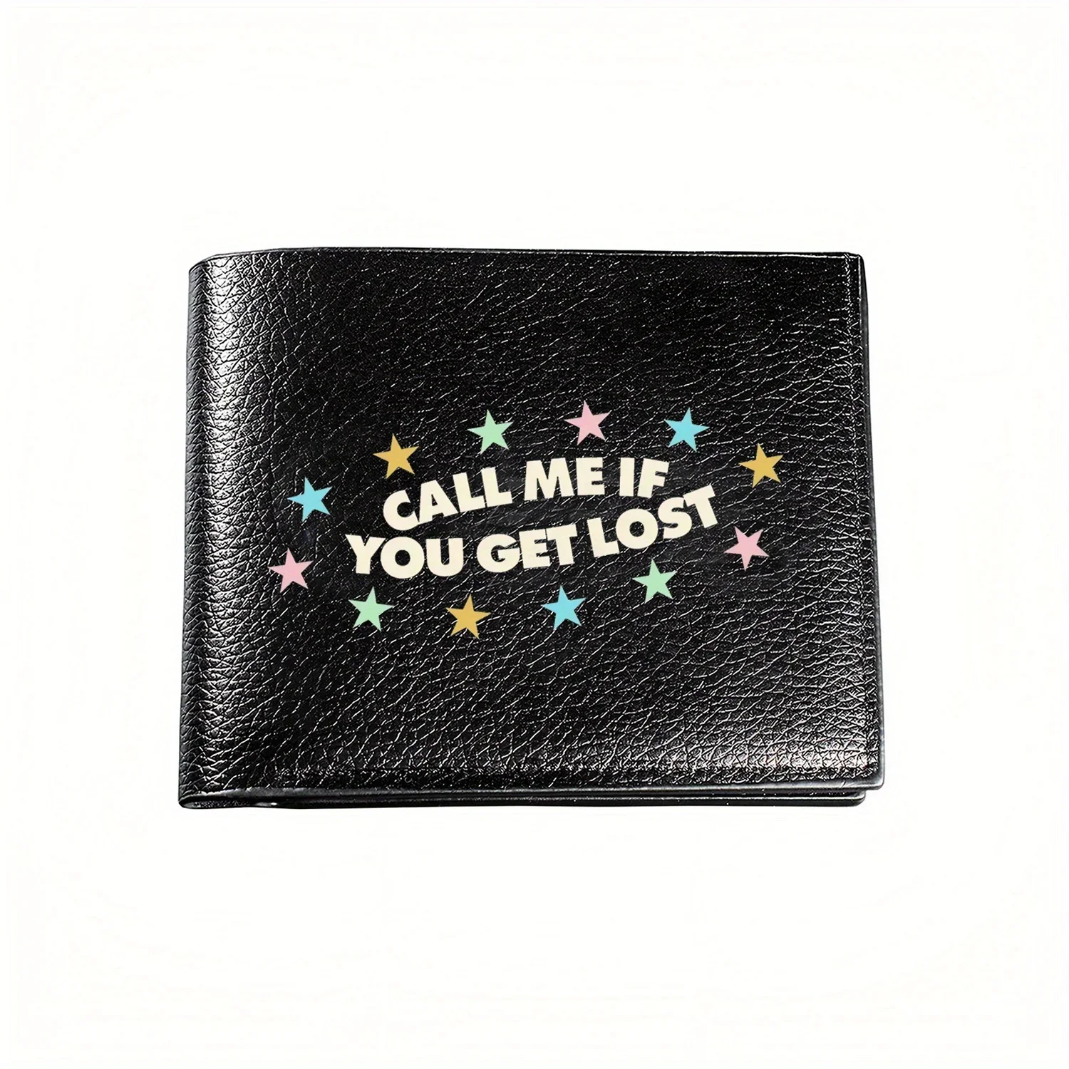 

Call Me If You Get Lost Stars Design Деловой мужской повседневный элегантный простой практичный качественный кошелек Стильный графический принт Creat