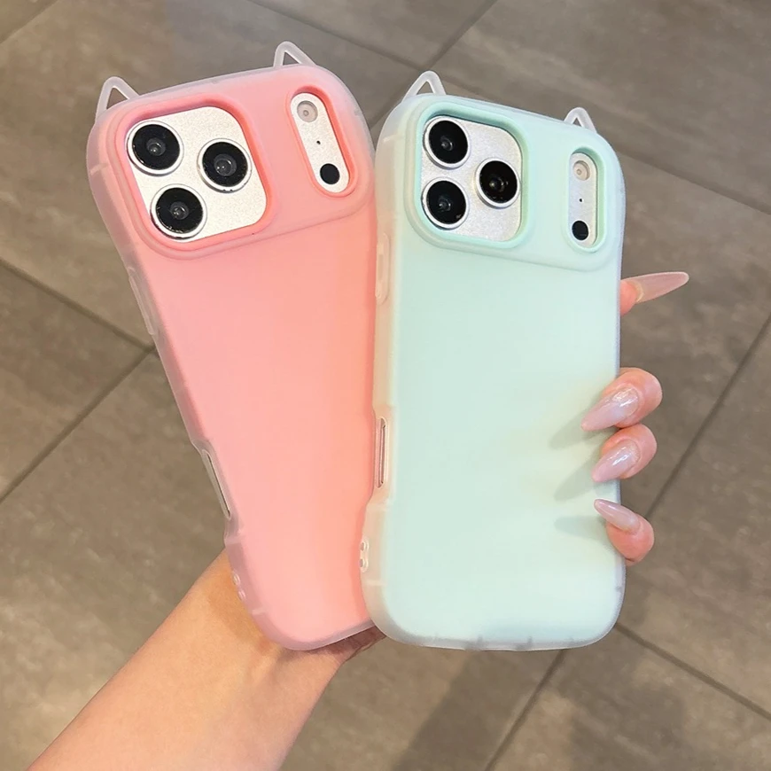 

Premium Dual-Layer Matte Soft-Touch Shockproof Phone Case For iPhone 17 16 15 14 13 12 11 17 Pro Max Plus Pastel Color Palette