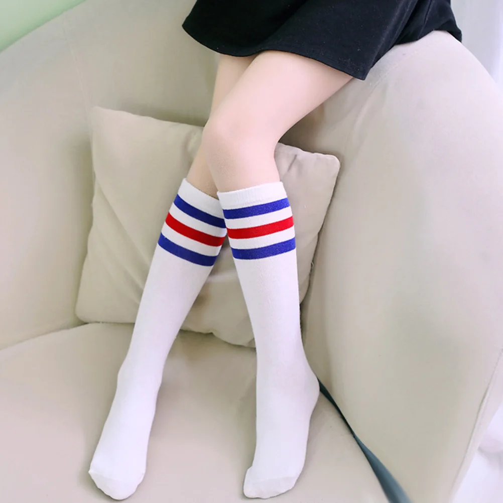 

Breathable Cotton Socks 3 Bars Knee High Stockings for Sports and Summer Size S White Cotton Socks Knee High Stockings