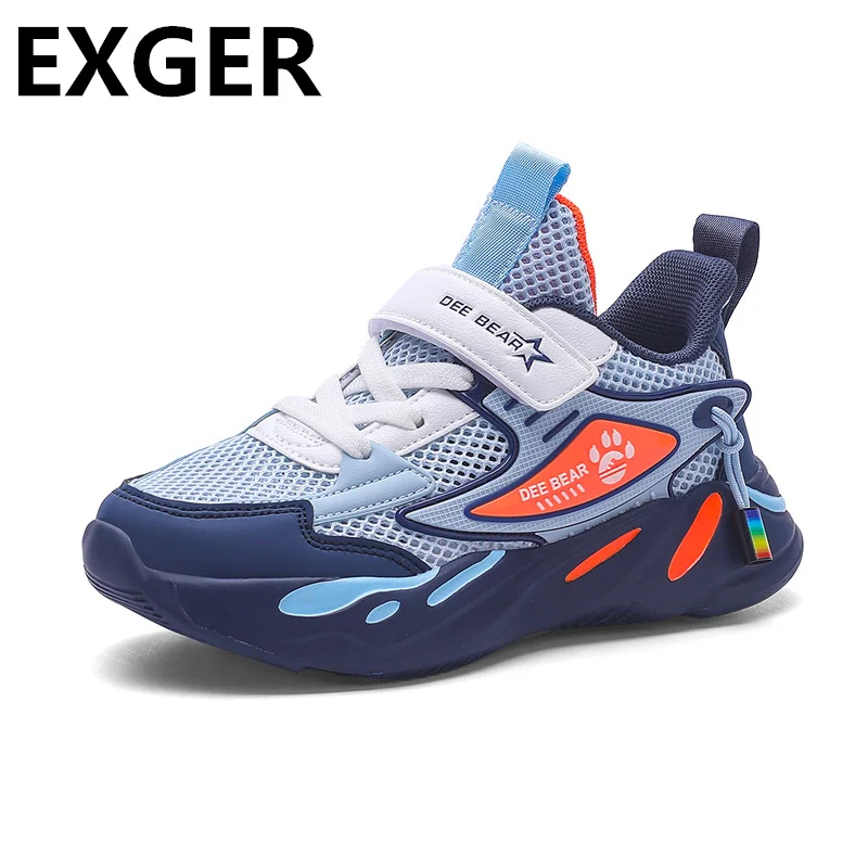 Sports Shoes 2023 Summer New Children's Shoes Breathable Children's Shoes Large Children's Running Students' Tennis Shoes