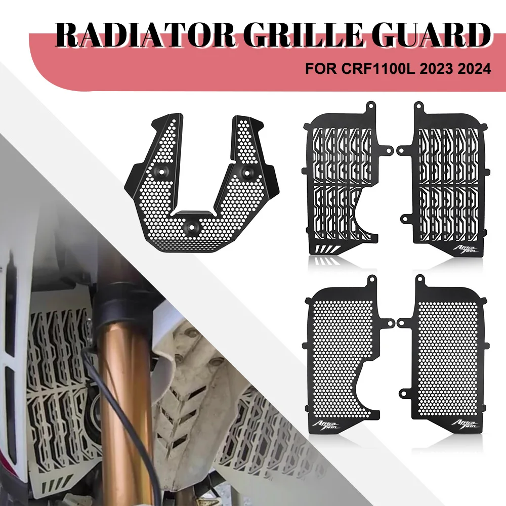 

For Honda CRF1100L 2023 2024 CRF 1100 L ADV Radiator Grille Guard Cover CRF1100 CRF 1100L Africa Twin Adventure Sports 2020-2022