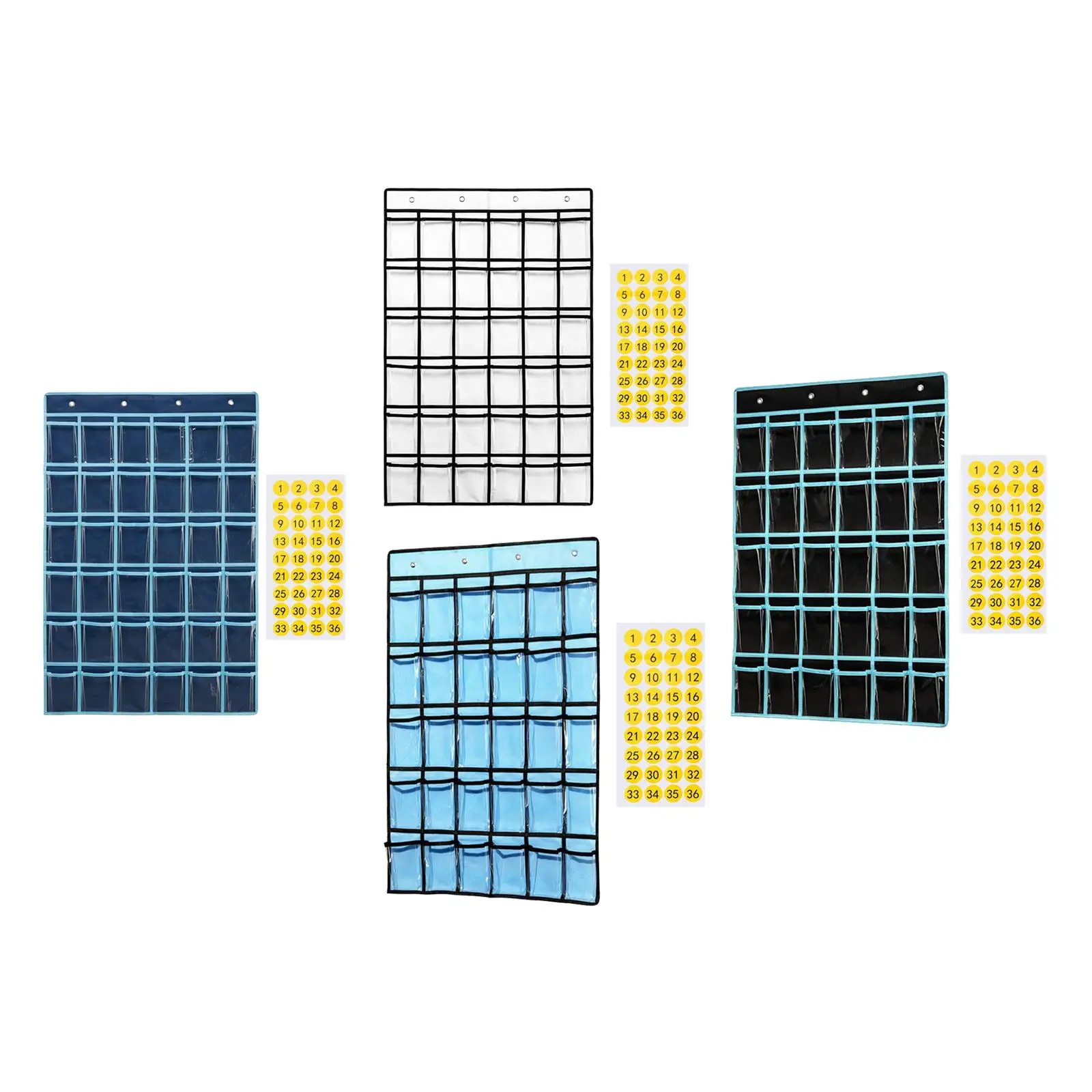 教室ポケットチャート多目的家庭用整理吊り下げオーガナイザー