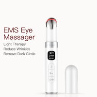 ANLAN EMS Electric Eye Massager Microcurrent Skin Lifting Reduce Eye Wrinkles Remove Dark Circles Hot Vibration Beauty Device