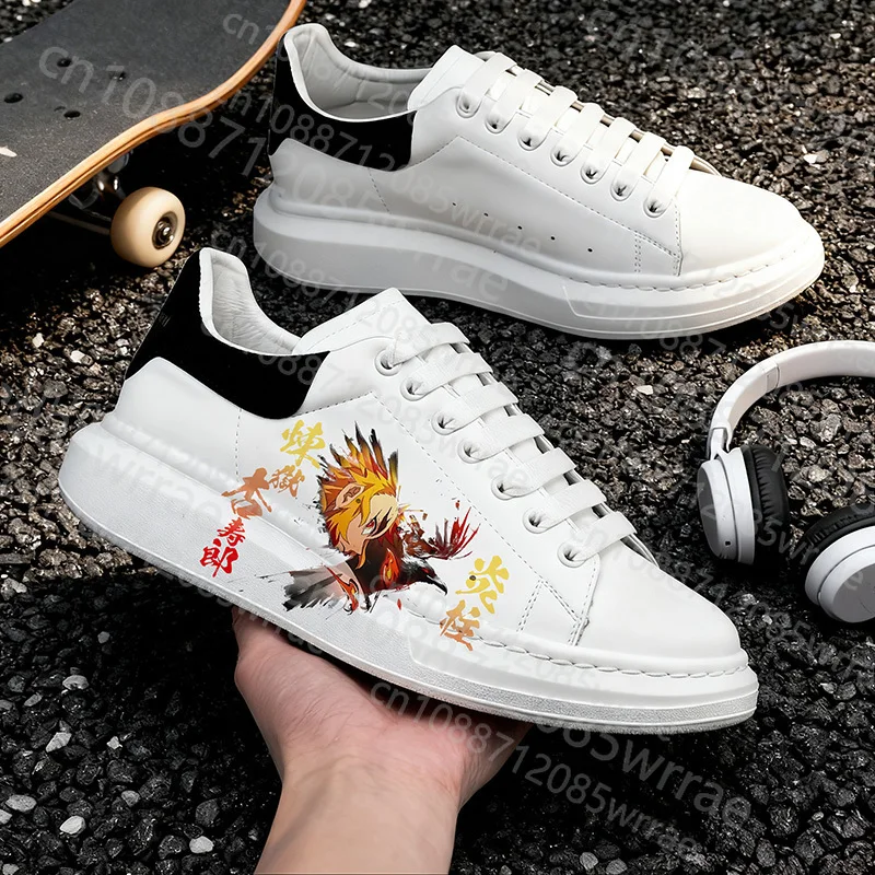

Adult shoes Demon Slayer Fashion man woman casual shoes Waterproof breathable leather trend parity Sneakers