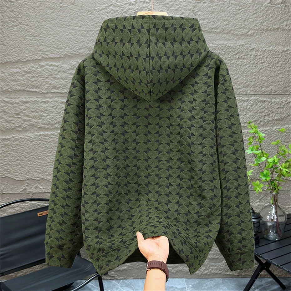 10XL Plus Size Hoodie Men Spring  Autumn Vintage Hoodies Fashion Casual Hooded Pullover Male Big Size 10XL