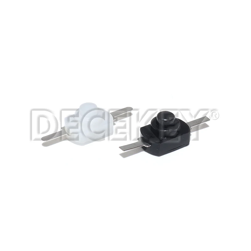 10PCS 12*8MM DC 30V 1A On Off Mini Push Button Switch for Electric Torch 1208YD Self Locking