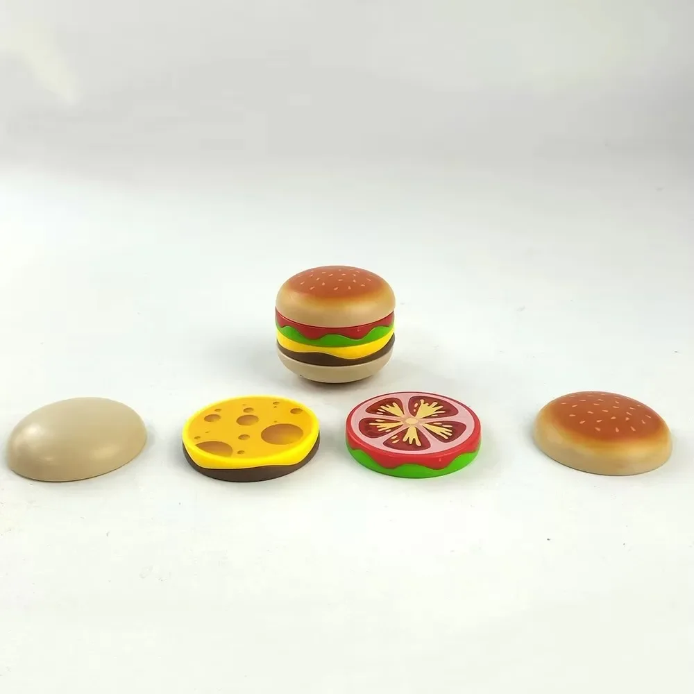 Lustiger EDC Magnetischer Fidget-Slider Hamburger Simulierter Mehrschichtiger Dreh-Saugnapf Fingerspitzen-Stressabbau Physik-Wissenschaftsgeschenk für Erwachsene – Detail 5