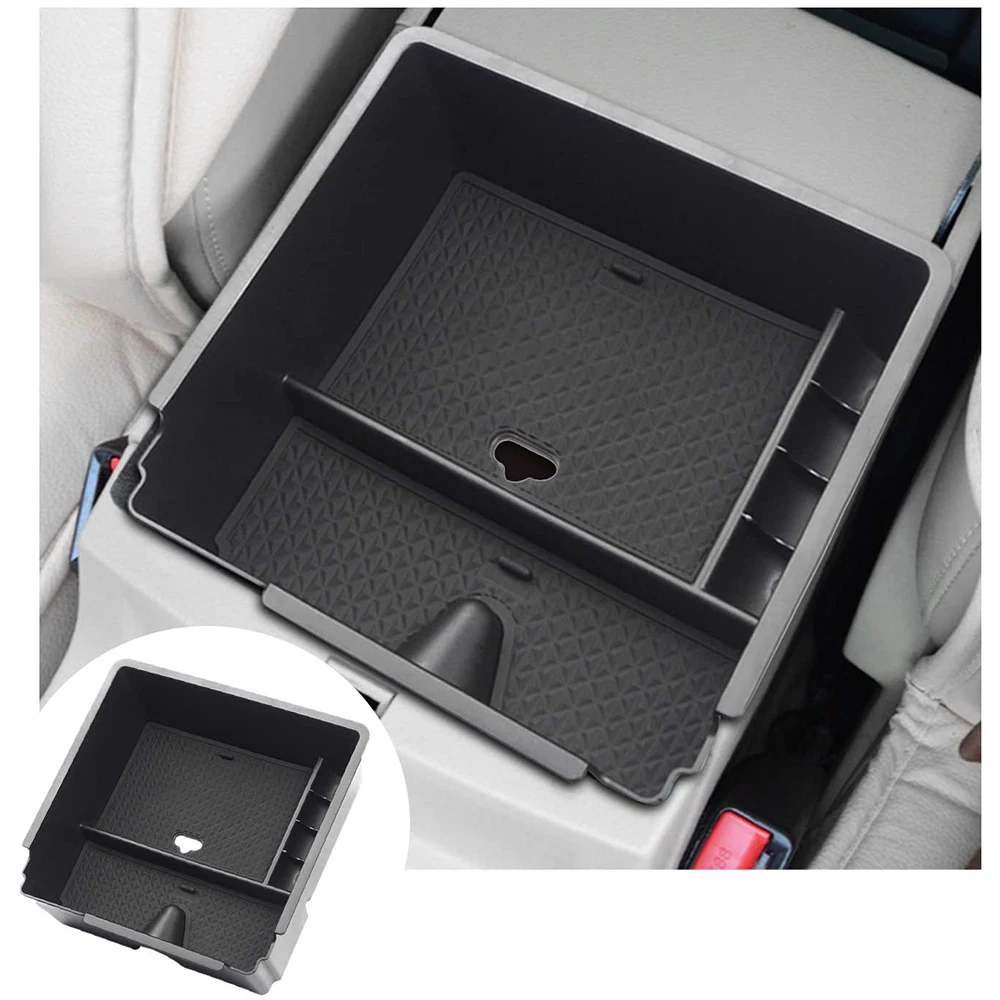 

Автомобильный ящик для хранения в центральном подлокотнике для Ford Ranger 2012-2022, аксессуары, флокированный органайзер для центральной консоли, контейнеры