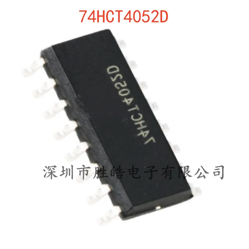 

(10PCS) NEW 74HCT4052D 118 74HCT4052 Dual 4-Channel Analog Multiplexer Chip SOIC-16 74HCT4052D Integrated Circuit