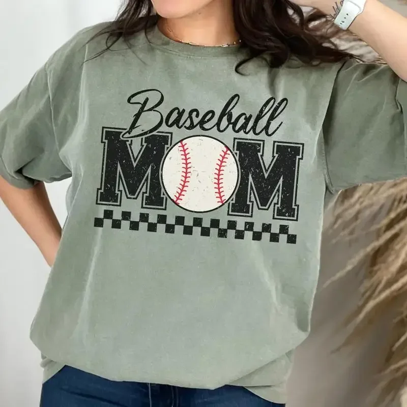 Camiseta de mamá beisbolera, ropa deportiva para el Día de la Madre 2025, ropa para fanáticas, para ella, temporada.
