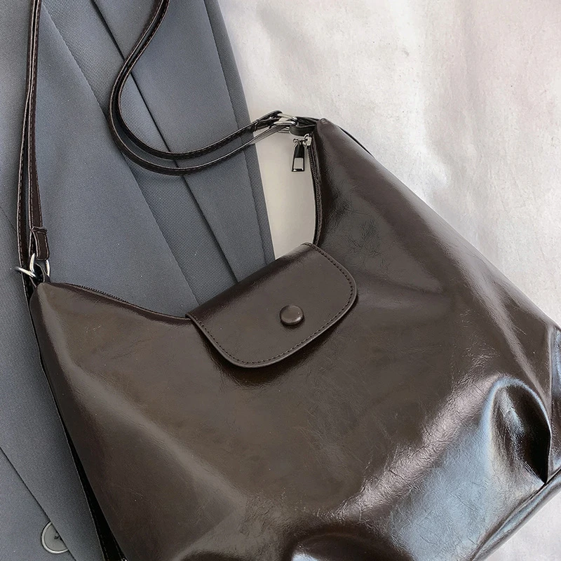 

Высококачественный женский рюкзак большой вместимости в стиле ретро, осенне-зимняя сумка-тоут на одно плечо для поездок на работу