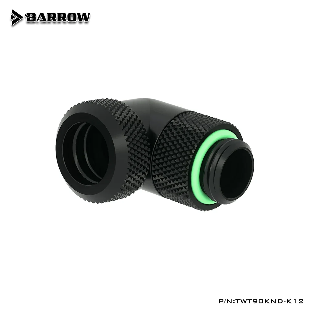 Imagem -03 - Carrinho de Mão Tubo Rígido 90 Graus Giratório Encaixe g1 Adaptador Rotativo para Od12 mm Od14 mm Tubo Duro Twt90knd-k12