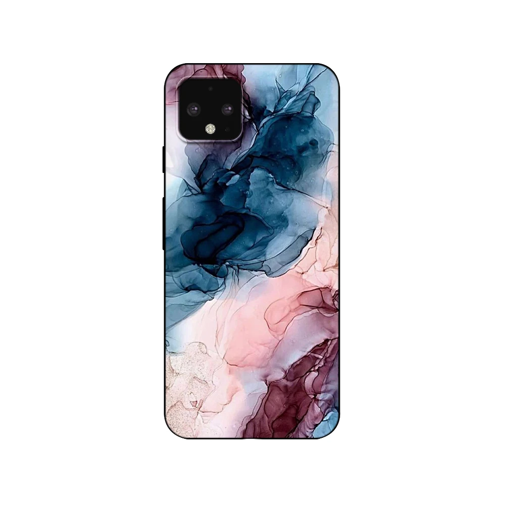 For Google Pixel 4 Case For Google Pixel 4A 4G 5G Case For Pixel 4 XL Case Pixel4 4 a 4XL black tpu case marble colorful fashion