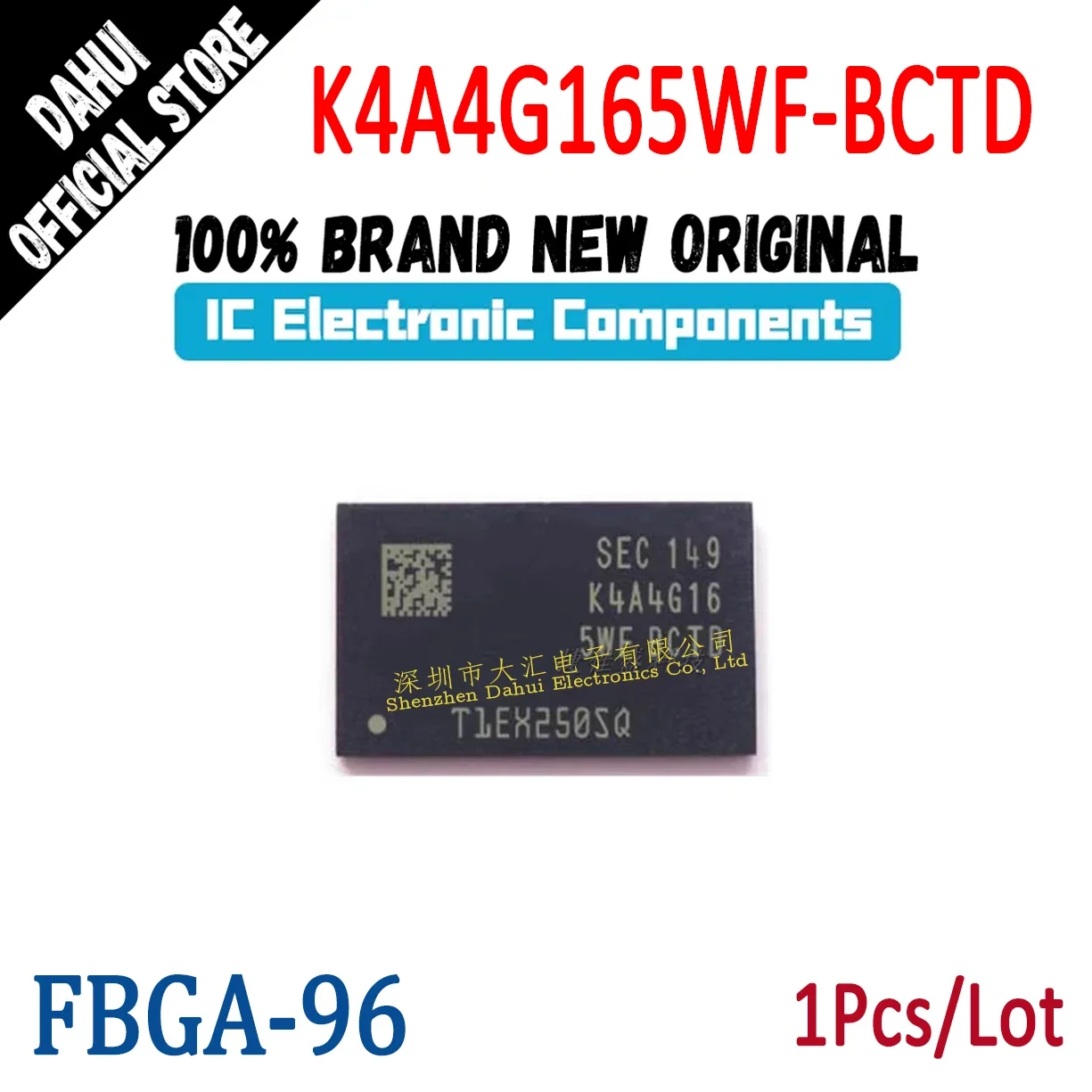 

K4A4G165WF-BCTD K4A4G16 5WF BCTD FBGA-96 memory chip IC new original