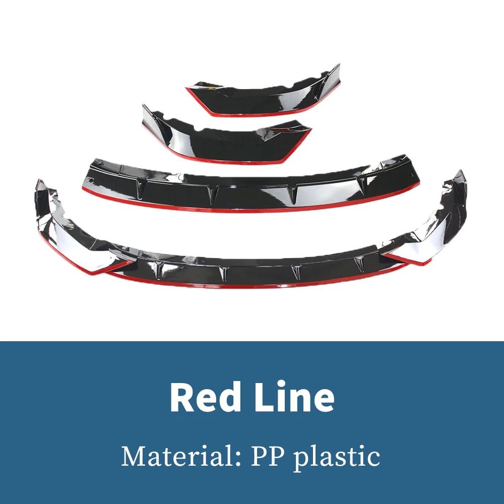 المصد الأمامي الشفاه حارس الذقن الديكور ضبط الجزء الخارجي طقم الجسم الناشر التصميم تجميل لسيارات BMW F20 2019 #5