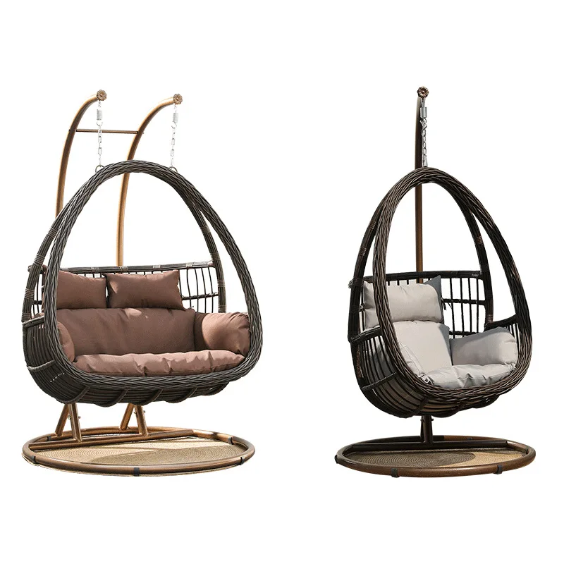 

Balcony hanging basket rattan chair household Internet celebrity cradle indoor lazy hanging orchid