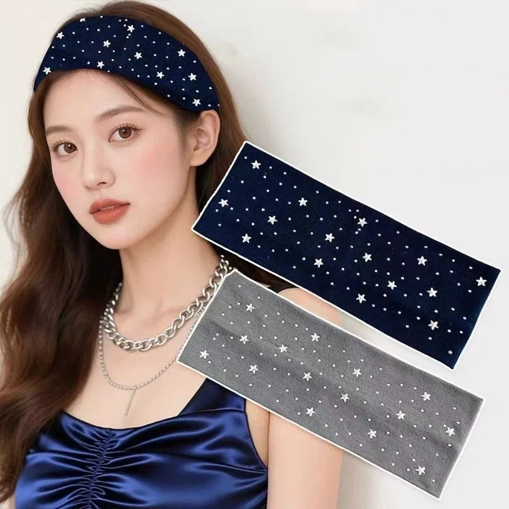 New High Elasticity Sports Headband Wide-brimmed Breathable Yoga Headband Sweat Absorbing Wide Brim Headband Yoga