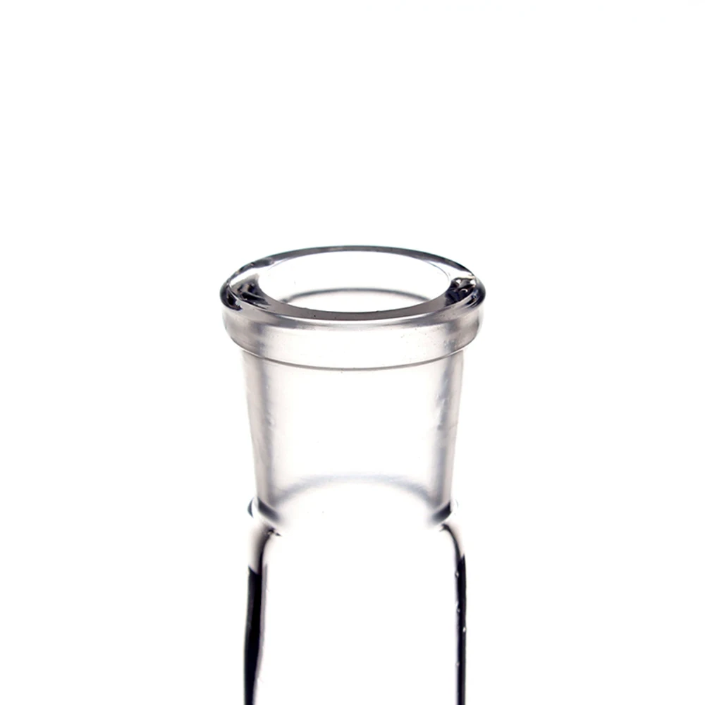 Boccetta volumetrica in vetro borosilicato da laboratorio trasparente da 25 ml con tappo in plastica Fornitura di vetreria trasparente per laboratorio da ufficio