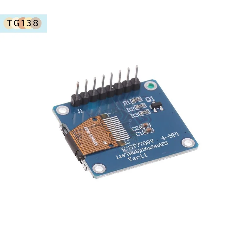 【1.14 Inch SPI Serial Port 135x240 Touchscreen IPS TFT Display ST7789 135x240 SPI 8-Pin 65K Color LCD Screen For Arduino】 view 4