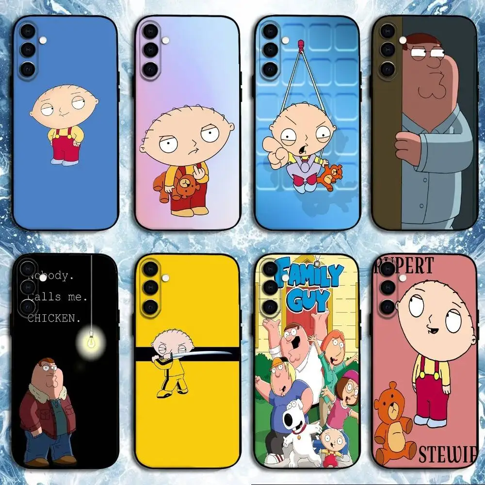 

GUY f-family funny Phone Case For Samsung Galaxy A73,A72,A71,A70,A53,A52,A51,Others Soft Black Shell