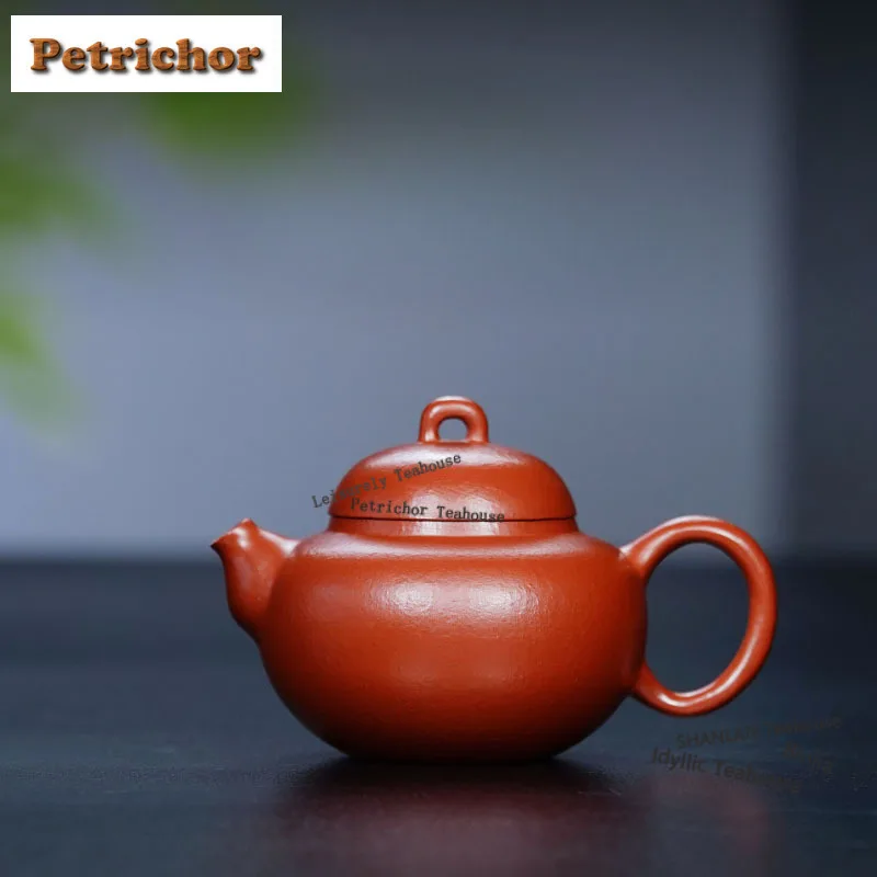 

150 мл Исин Фиолетовые глиняные чайники Художники Гигантский горшок на колесах ручной работы Чайник с необработанной рудой Чжу с фильтром Чайный сервиз Чайные предметы