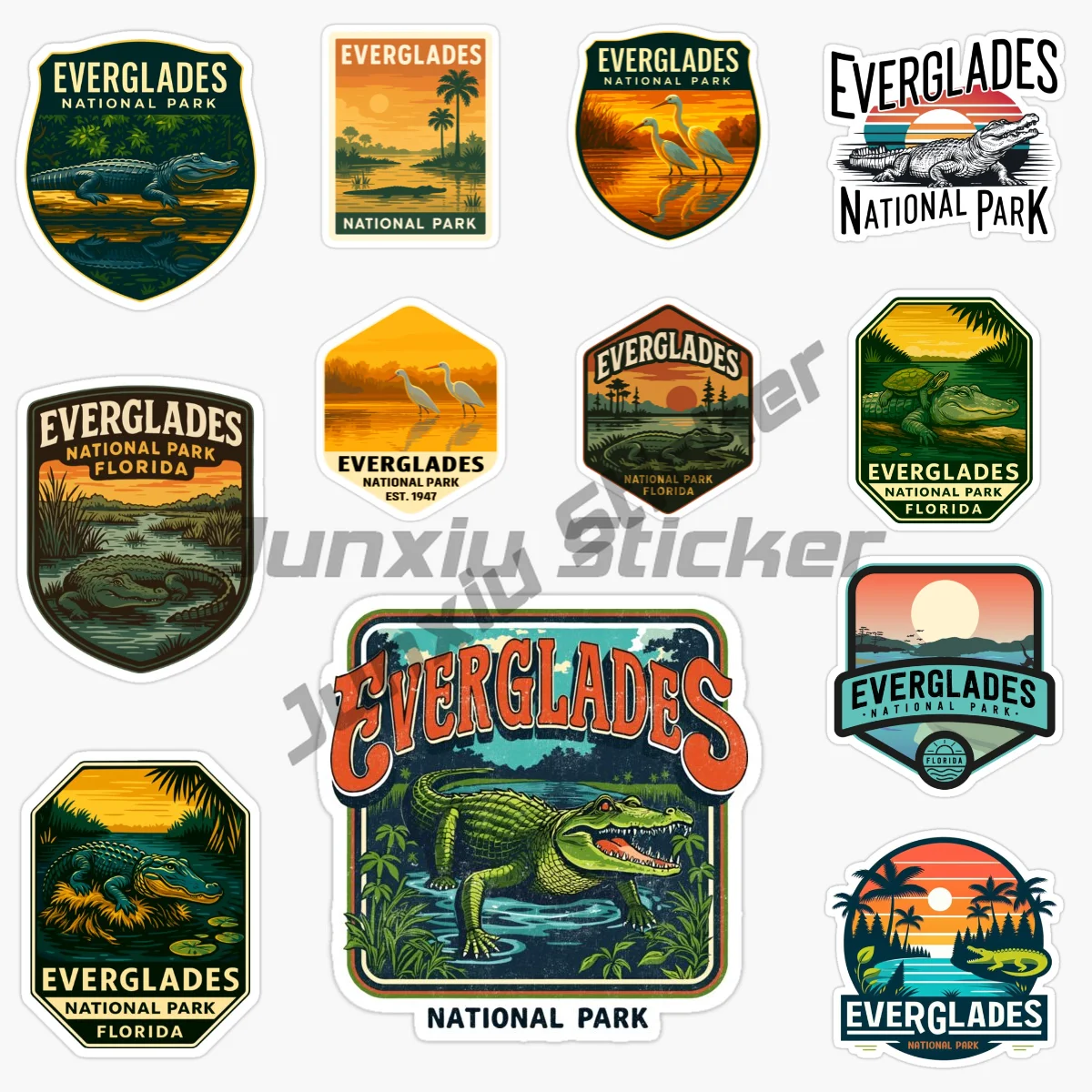 Everglades National Park, Florida, USA Scenic Car Sticker Vinyl Self-Adhesive Decorative Decal