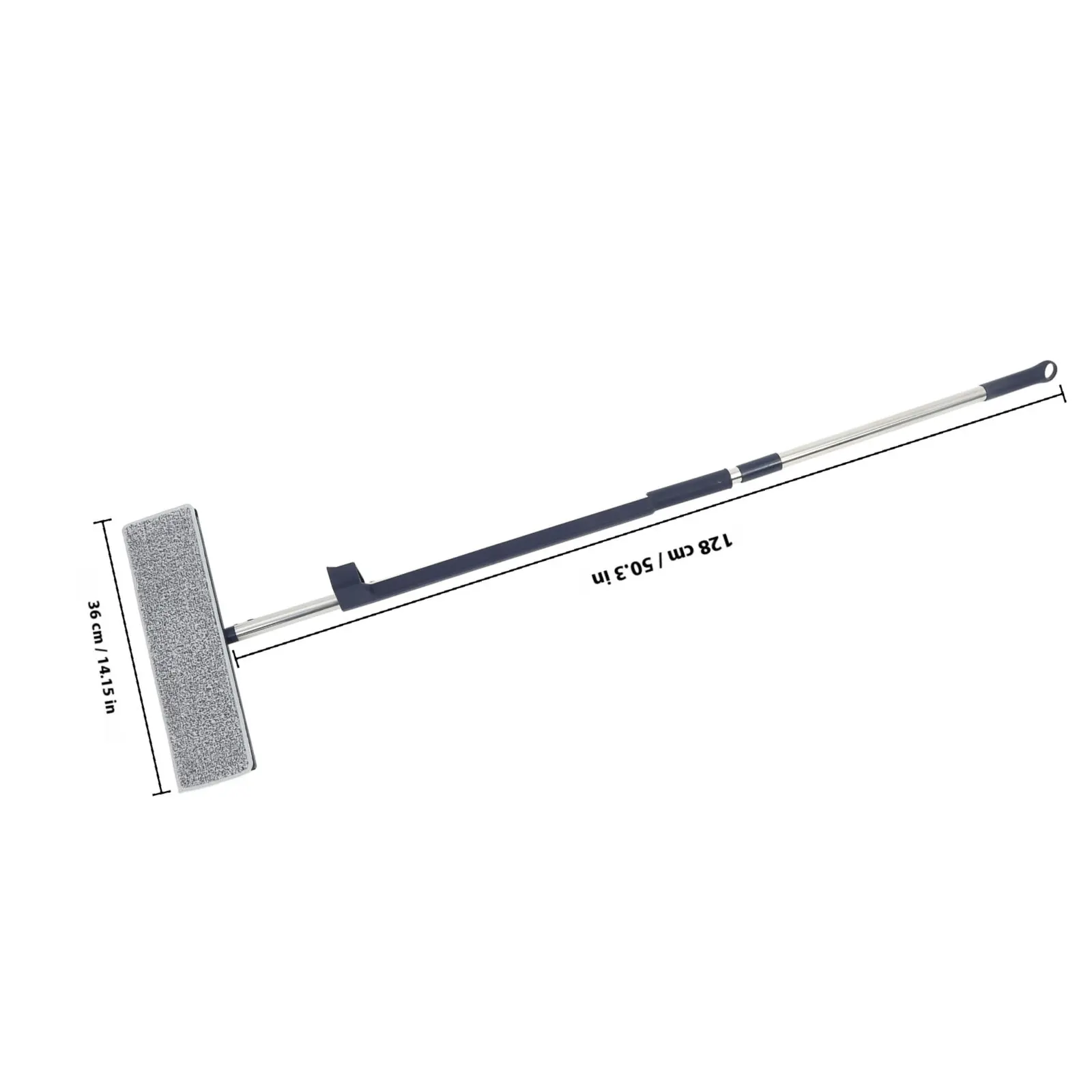 36Cm Quick Flat Mop Set Household Self-Wringing Wet Dry Mop Reusable Extra Wide 360 Degree Rotatable Floor Wall