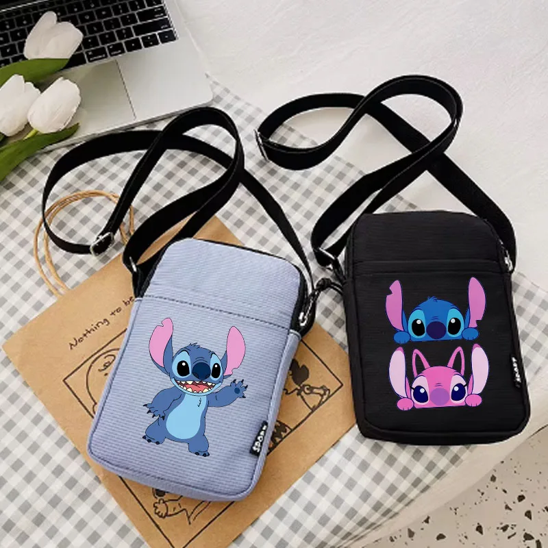 

Disney Lilo & Stitch New Fashion Women's Bag All-match Mobile Phone Bag Mini Small Crossbody Bags Coin Purse Women's Handbag