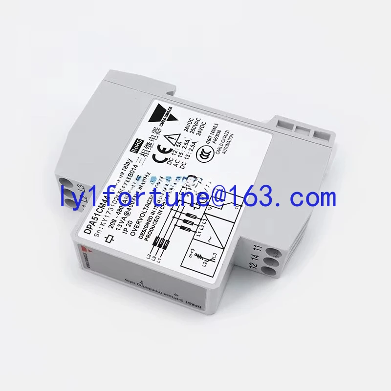 New three-phase relay DPA51CM44 phase sequence protection relay