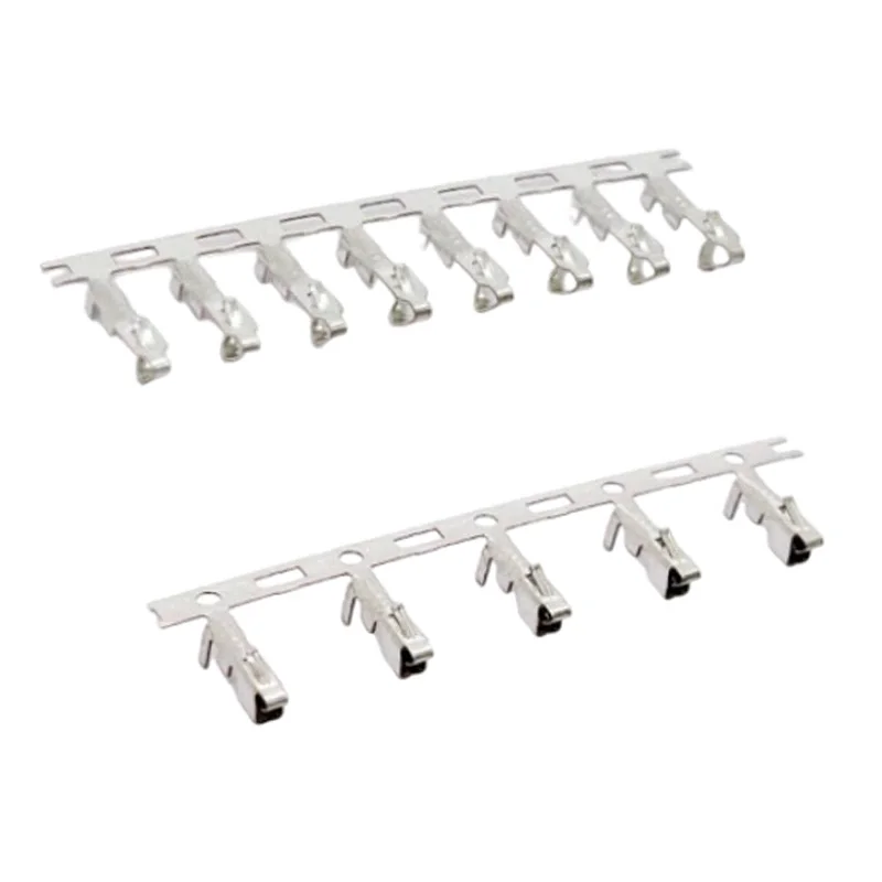 50PCS PH2.0/XH2.54/SM/VH3.96/CH3.96MM/SH1.0/SH1.25/ZH1.5/KF2510-2.54 Male Female Terminals Cold Pressed Reed Terminal Connector