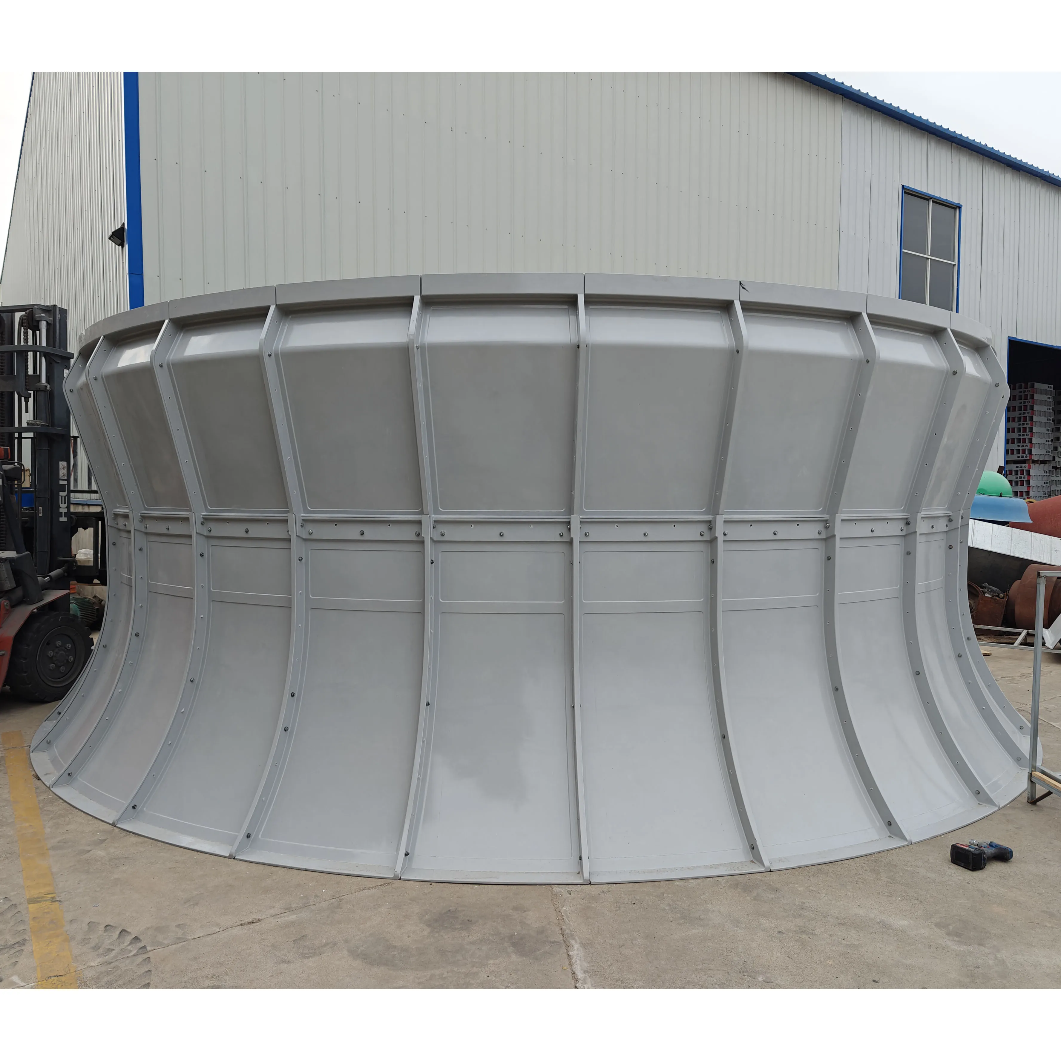 Glass Hand Lay-up FRP Cooling Tower Spare Parts Industry Cooling Tower Fan Stack Fiber view 4