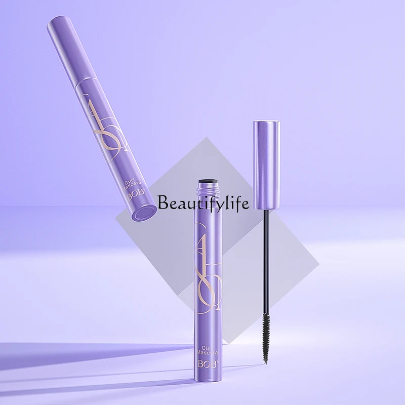 Small Brush Head Mascara, Long Curling, Thick, Waterproof, Not Easy to Smudge, Women's Fine Eyelash Curler