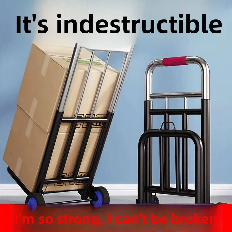 

Portable Folding Sound System Outdoor Stall Vegetable Buying Lightweight Hand-Pulled Cart Home Moving Utility Vehicle