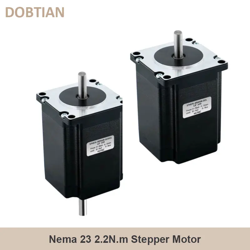 57mm 3a Nema 23 4-przewodowy 2-fazowy silnik krokowy 82mm długość 2,2 N.m moment obrotowy 315Oz-in silnik Nema23 do grawerki CNC Router
