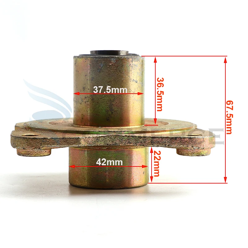 1 Pcs 110mm M10*4 stud 15mm front bearing Wheel Hub For DIY China ATV Go Kart Buggy Electric Scooter Quad Bike Accessories