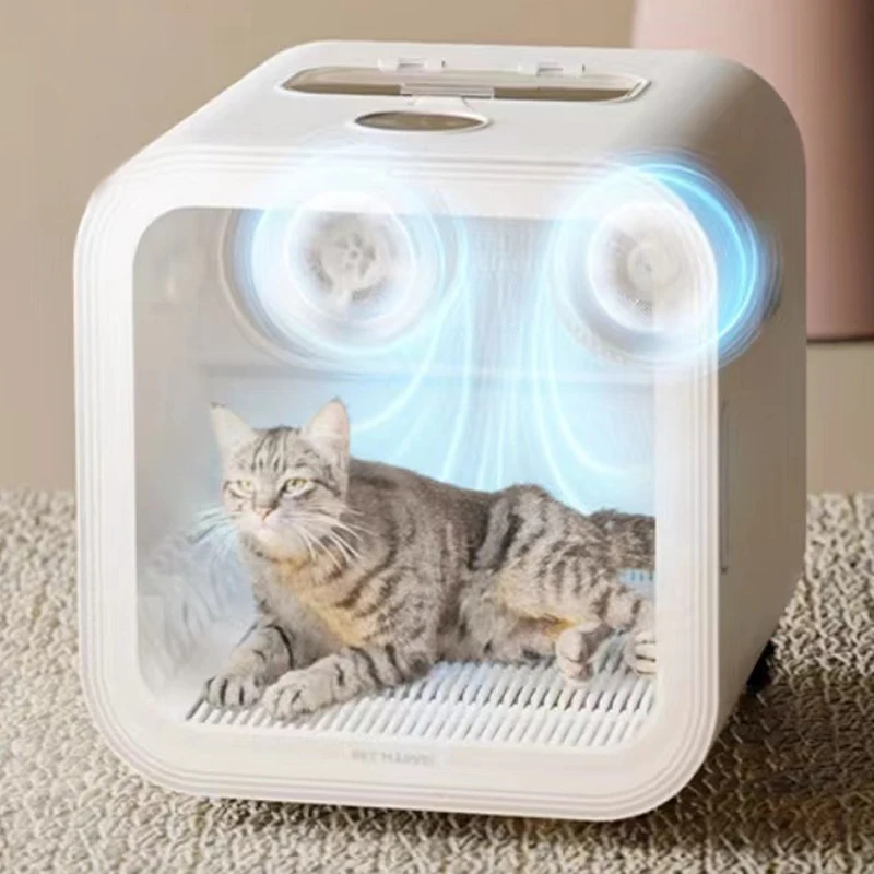 

62L Automatic Dryer Quiet Pet Box Smart Temperature Control 360 Degree Hair Drying for Products