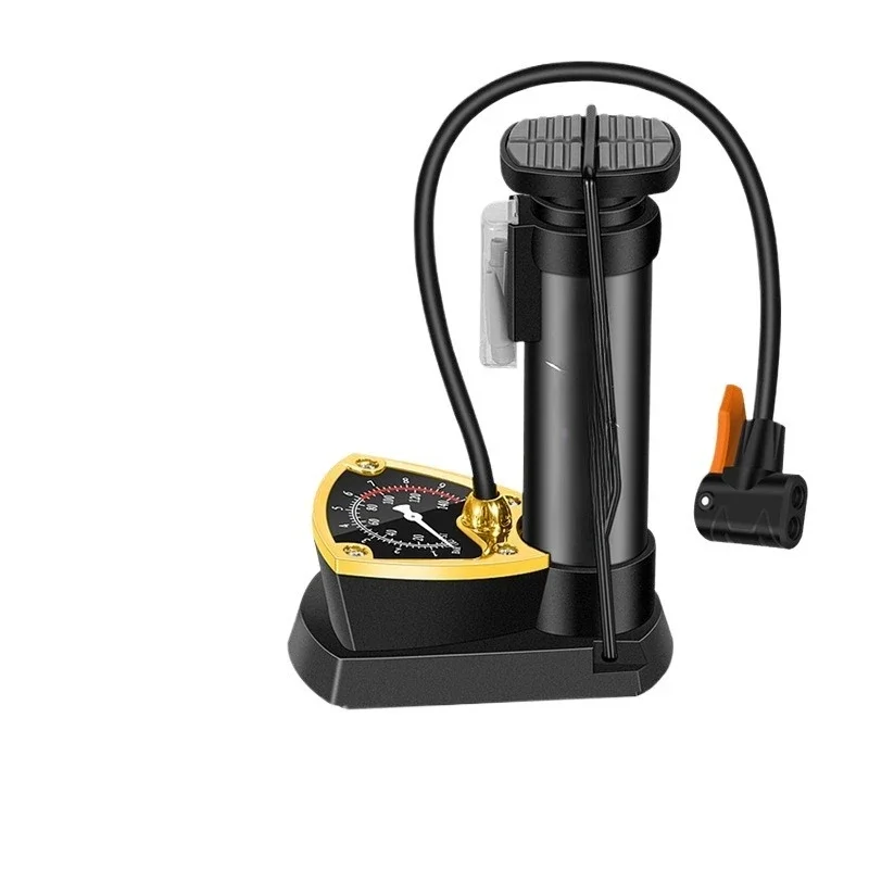 Bicycle Pedal High Pressure Pump Mini Portable Bicycle Air Pump Foot Pump