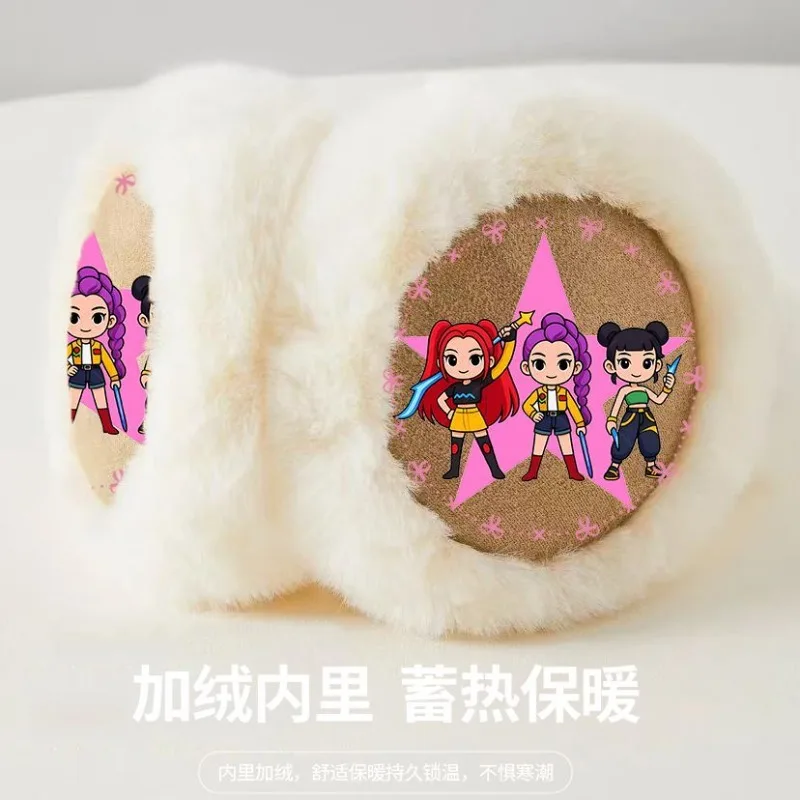 ที่ปิดหูแฟชั่นลายการ์ตูนอนิเมะสุดน่ารัก สไตล์ใหม่สำหรับฤดูหนาว  แบบยูนิเซ็กซ์  หนานุ่ม อุ่นสบาย  ไม่ระคายเคืองผิว