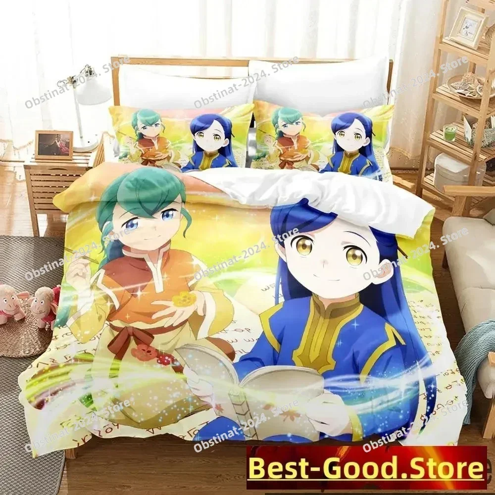 3D Print Ascendance of a Bookworm Anime Bedding Set Boys Girls Twin Queen King Size Duvet Cover Pillowcase Bed boys Adult