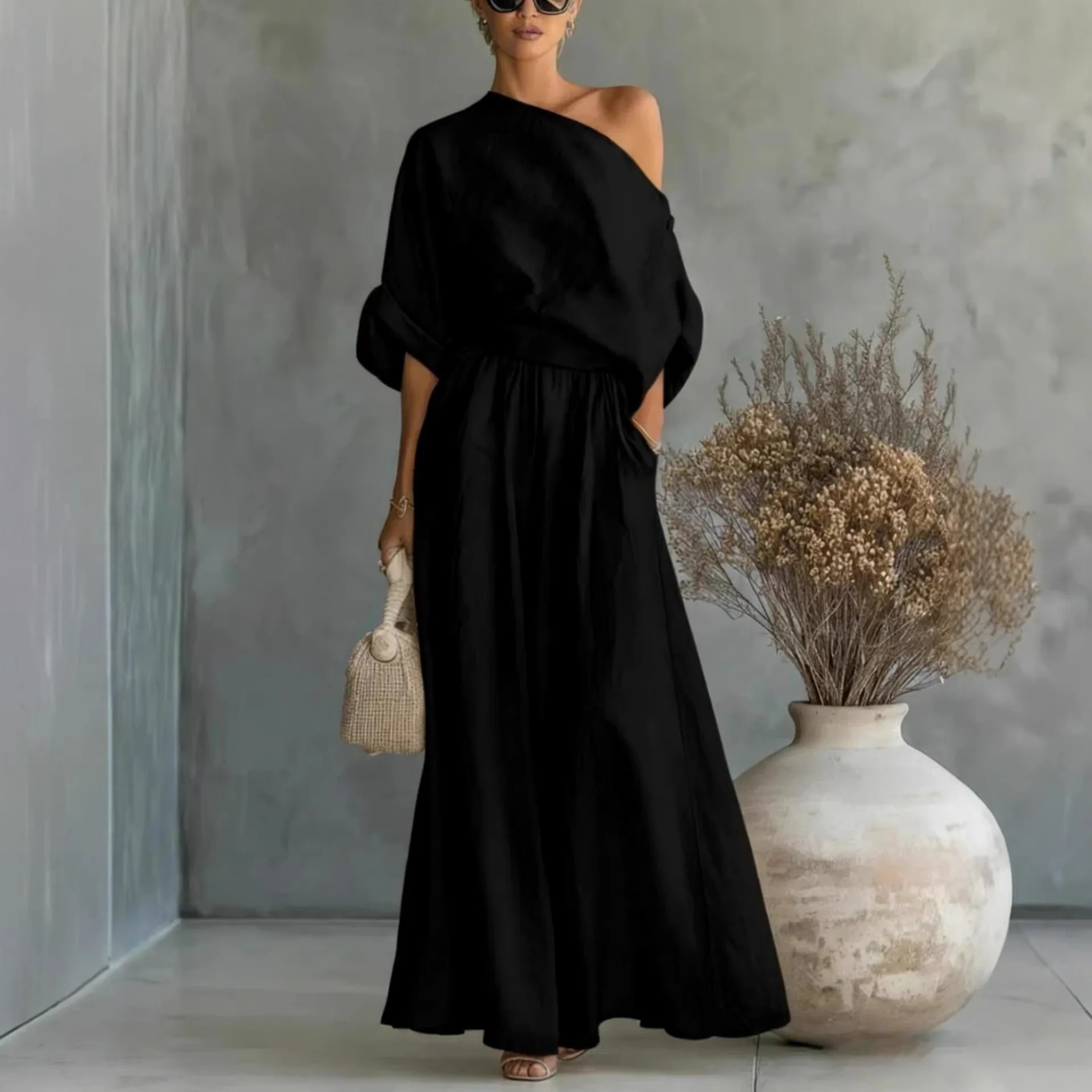 

Fashionable Casual Wide Leg Two-Piece Set New Spring 2026 Women's Clothing Korean Style Leisure Sportswear from China