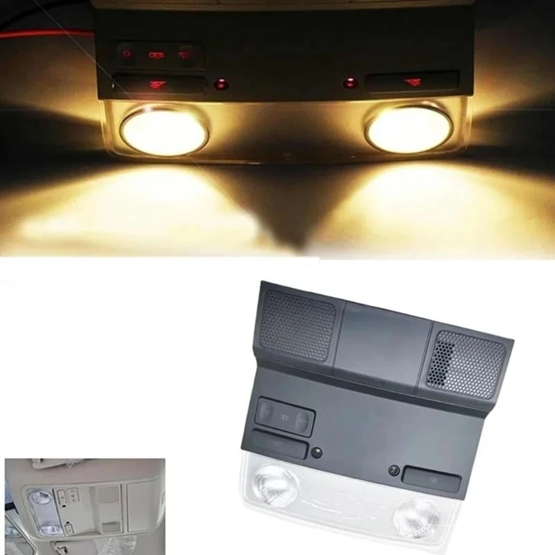 Front Dome Lamp Roof Reading Light For 2008-2015 1KD947105 1KD947105B Roof Ceiling Lamp Automotive Accessories