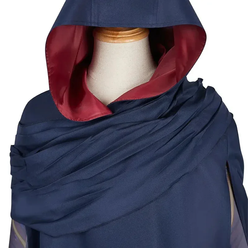 LOL Arcane Season 2 Viktor Machine Herald Cosplay Costume Hooded Cloak Robe Glove Wig Adult Man Halloween Christmas Suit