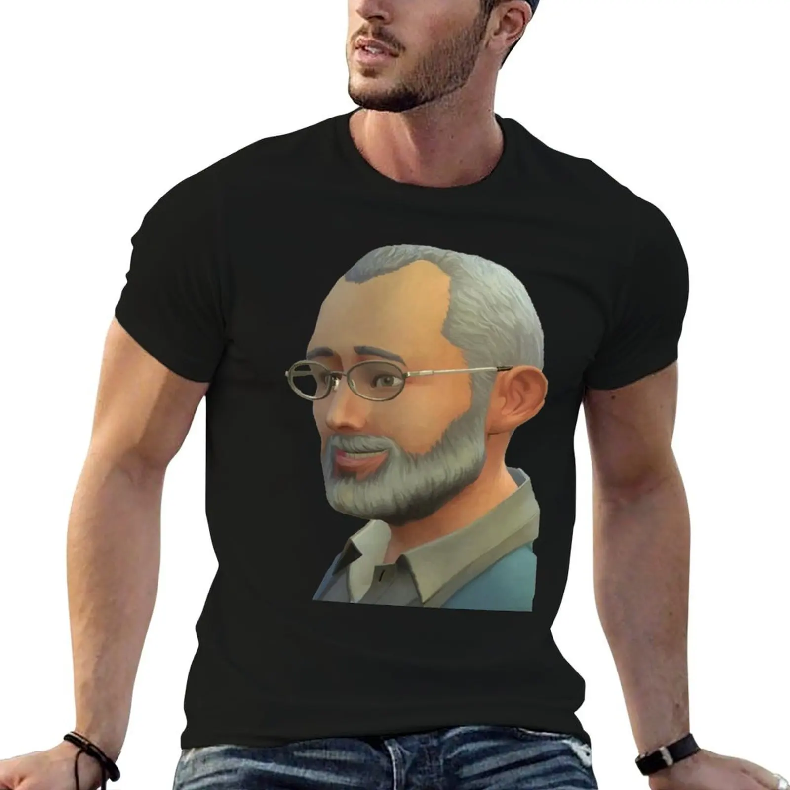 CallMeKevin - Dear Leader Jim Pickens With Black Background T-Shirt graphic t shirt vintage plain t shirts men