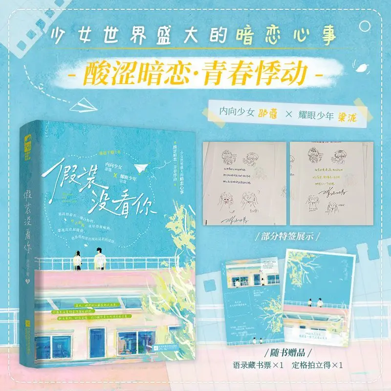 Acting as if I didn't see you. Author: Tan Chiann Quan. A poignant and tender love affair during adolescence. From novel book.