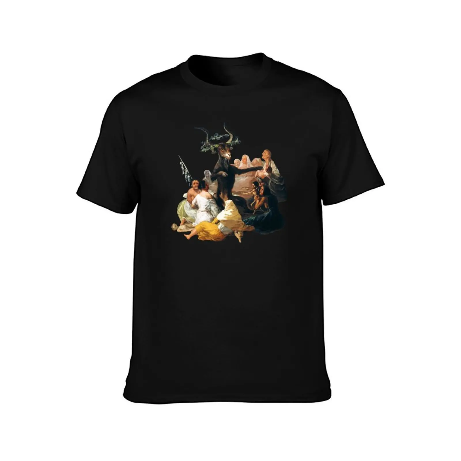 Francisco de Goya - Witches Sabbath T-Shirt Luxury man custom shirt Personalized t-shirt quick drying Men's t shirts