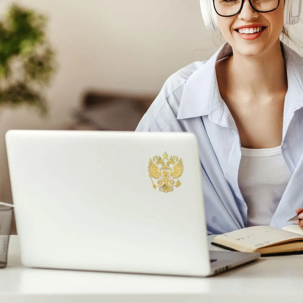 

Russian Coat Of Arms Sticker Nickel Metal Car Sticker Eagle Russian Nickel Sticker Emblem Decal Metal Accessories Federatio G1R0