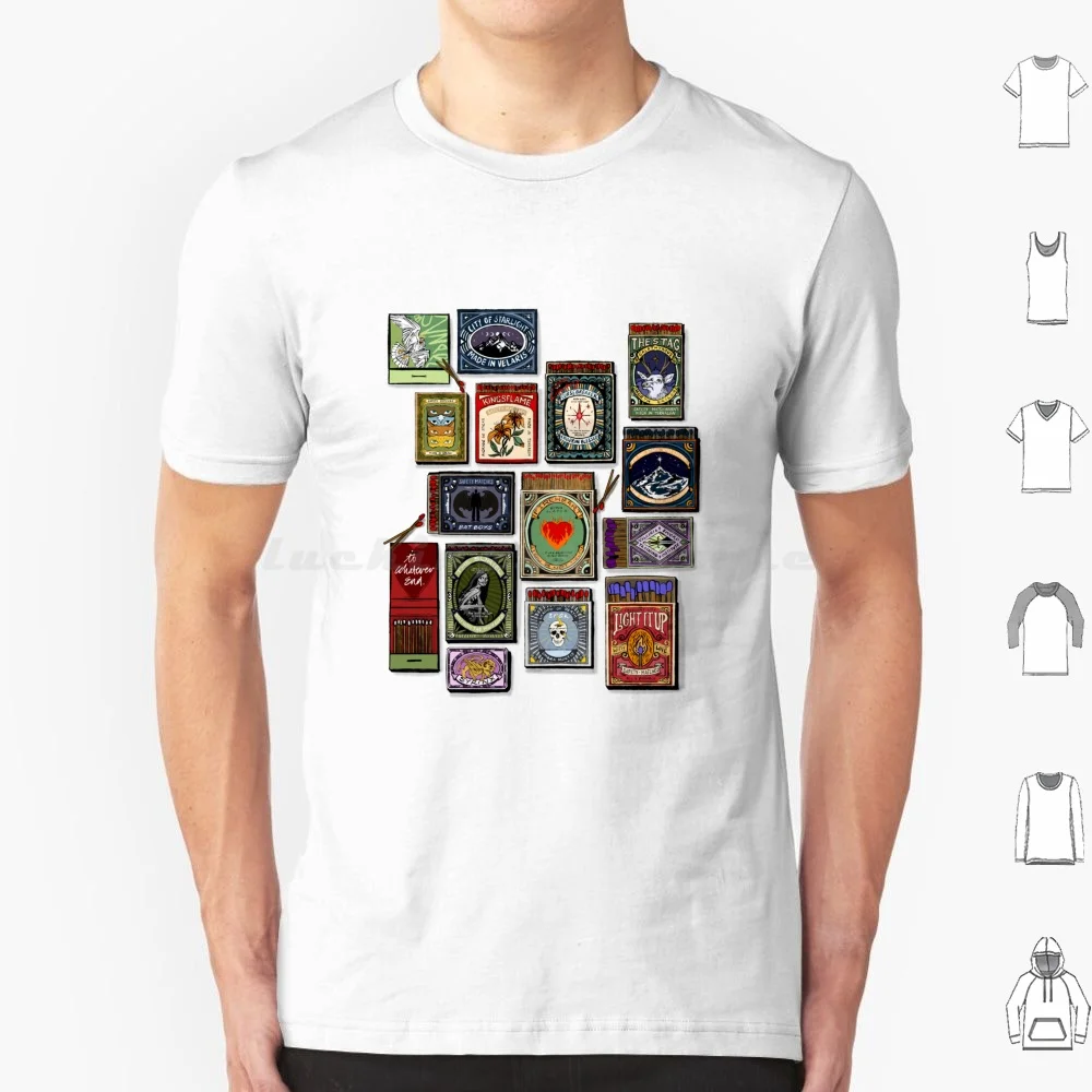 Sarah J Maas Matches T Shirt 6xl Cotton Cool Tee Sarah J Maas Matchbox Throne Of Glass Crescent City Acotar Bat Boys Kings