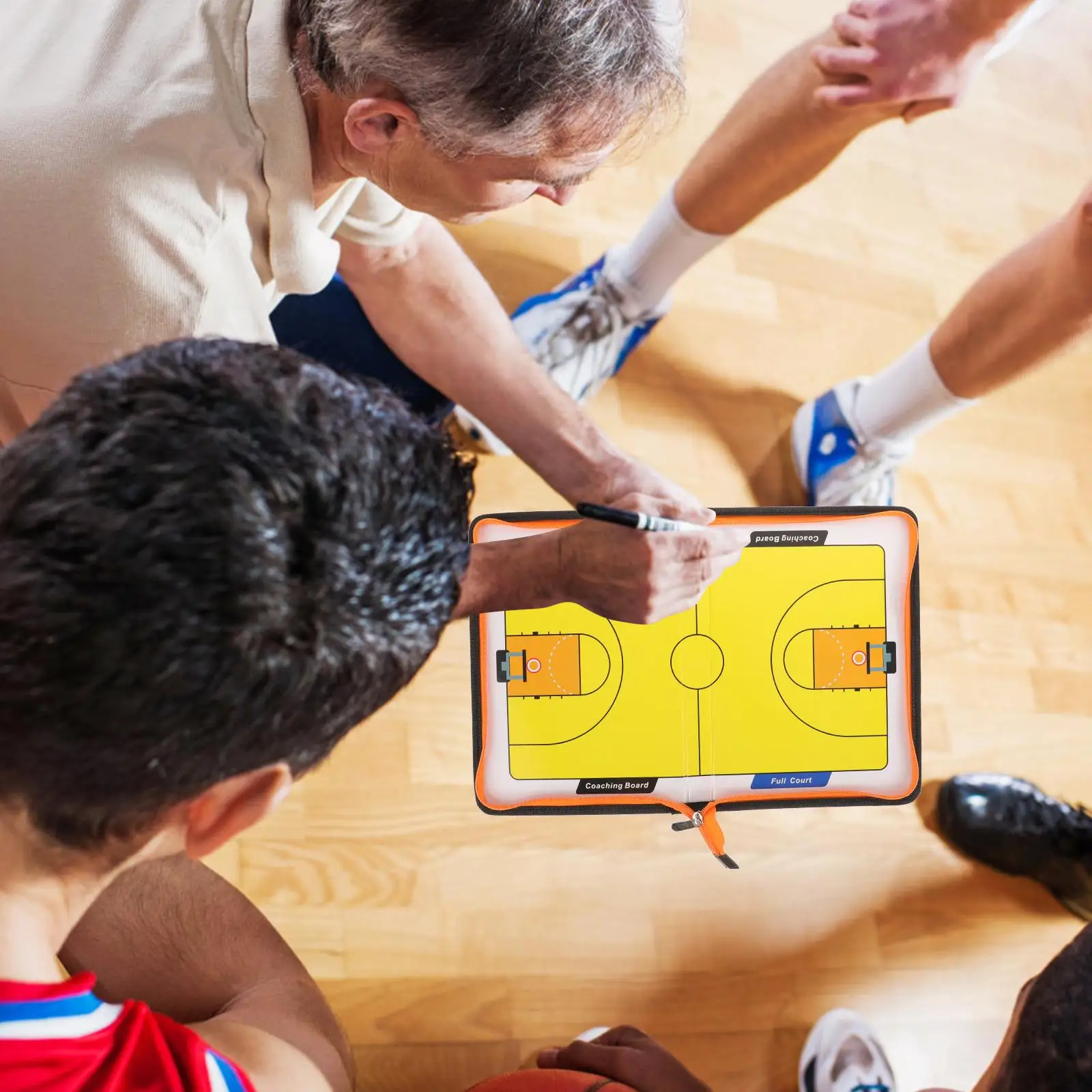 バスケットボールボード クリアプリント PU 耐久性のある多機能 使いやすい 戦略ゲーム コミュニケーショントレーニング