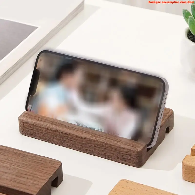 L9NA Artistic Phone Holder With Double Slot Design Allows Horizontal Vertical Screen Adjustment Easily Stand
